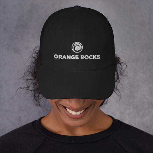 ORANGE ROCKS Dad hat